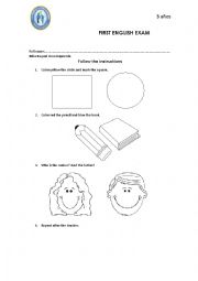 English Worksheet: Exam english
