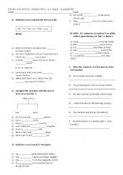 English Worksheet: Simple Present