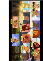 The Lion King family tree