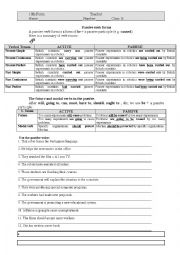 English Worksheet: Passive voice