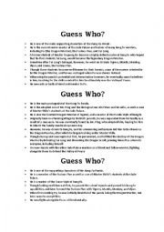 English Worksheet: Movie Kung Fu Panda 1 activity- Guess the character