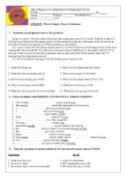 English Worksheet: Simple words