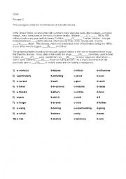 English Worksheet: Vaccination Cloze