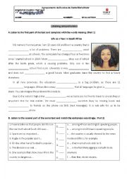 English Worksheet: Test - Multiculturalism