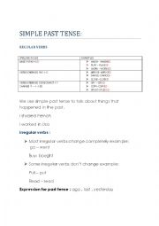 SIMPLE PAST TENSE 