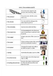 English Worksheet: Domino - Film vocabulary