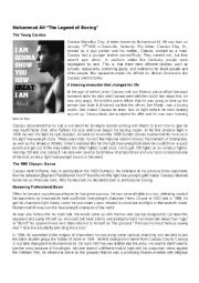 English Worksheet: Muhammed Ali