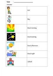 English Worksheet: exercise