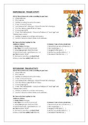 English Worksheet: Grammar activity