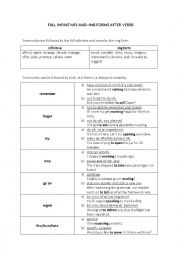 English Worksheet: Gerund or Infinitive