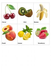 English Worksheet: Fruits, Vegetables, Berries (part 1)