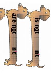 English Worksheet: Contraction foldable