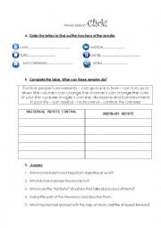 English Worksheet: Movie: CLICK