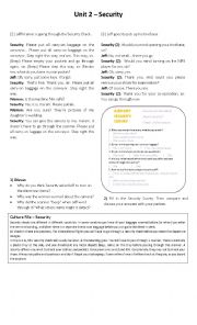 English Worksheet: At the airport