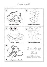 English Worksheet: OBJECTS IN NATURE