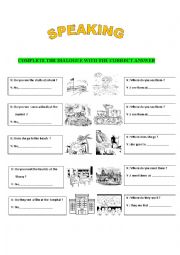 English Worksheet: SPEAKING PRACTICE