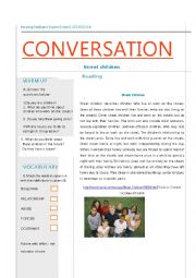 English Worksheet: Conversation