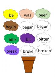 English Worksheet: irregular verbs 1