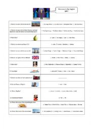 English Worksheet: The English Quiz