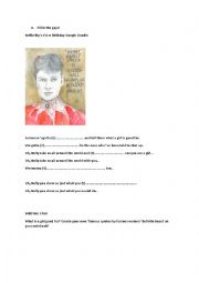 English Worksheet: NELLY BLY GOOGLE DOODLE WORKSHEET 2015, WOMEN S HISTORY MONTH