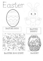 English Worksheet: Easter vocabulary