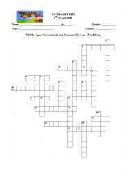 Feudalism Crossword
