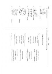 English Worksheet: Imagine song