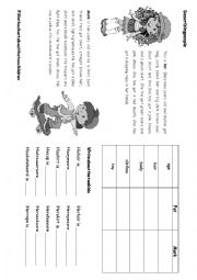 English Worksheet: Descriping people