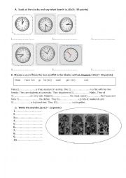 English Worksheet: mix worksheet