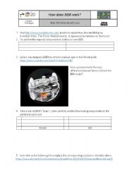 English Worksheet: How does BB8 work?