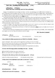 English Worksheet: Test