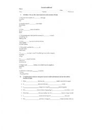 English Worksheet: second conditional