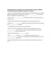 English Worksheet: Present perfect practice - Interview 