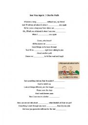 English Worksheet: 