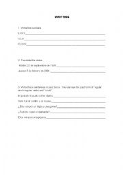 English Worksheet: 5th level test
