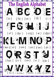 English Worksheet: The English Alphabet