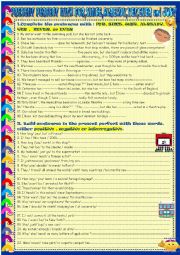 English Worksheet: Present perfect , with ever, never , already , just and yet: practice