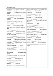 English Worksheet: GERUND VS INFINITIVE