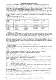 English Worksheet: Harry Potter chapter 1