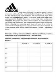 English Worksheet: business talk