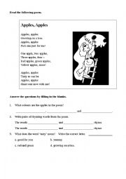 English Worksheet: Reading comprehension 