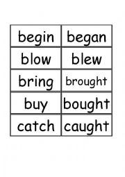 Irregular Past Tense Flashcards 