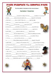 English Worksheet: Past Perfect Vs Simple Past