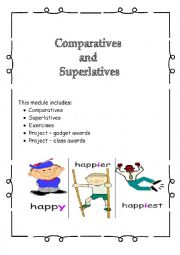 English Worksheet: comparatives and superlatives