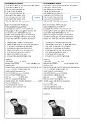 English Worksheet: HOTLINE BLING SONG