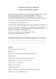 English Worksheet: Catherine Tate (comedienne) Lauren French Class Transcript