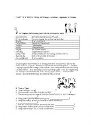 English Worksheet: Lets work with Wimpy KId