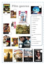 English Worksheet: Film genres