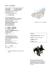 English Worksheet: The Cure Just Like Heaven