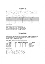 English Worksheet: Comparatives